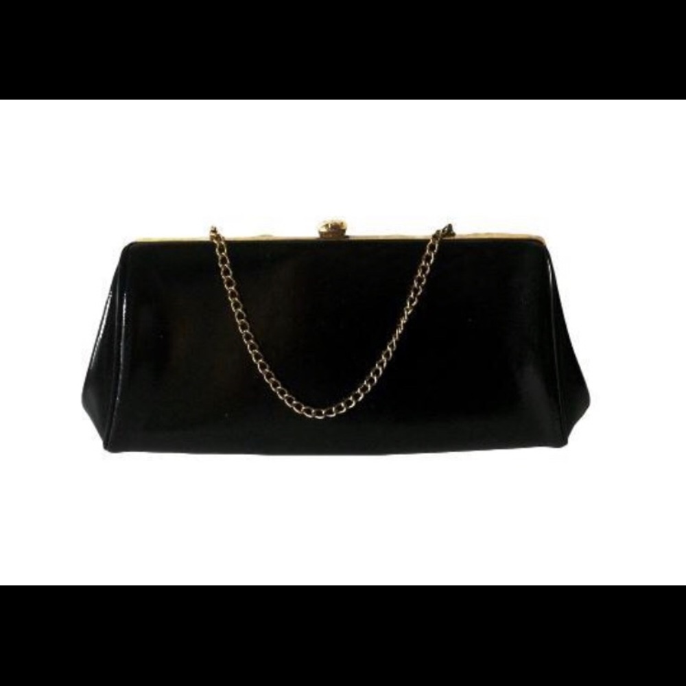 Vintage Black Classic 50's Handbag